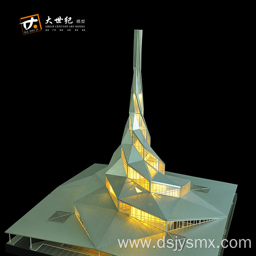 Tower building model scale architectural model